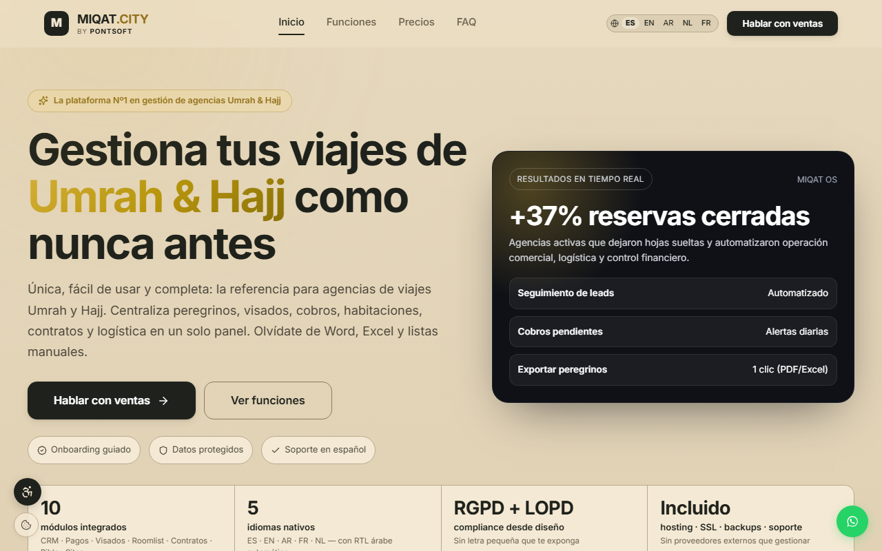miqat.city — the platform’s real website.